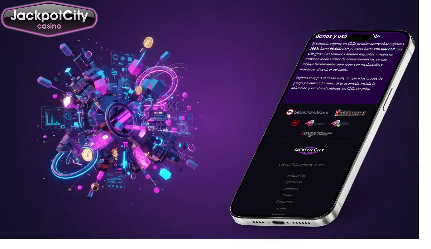 jackpot city app bonos