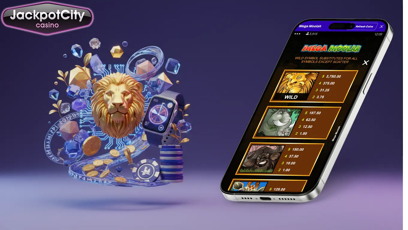 jackpot city mega moolah casino