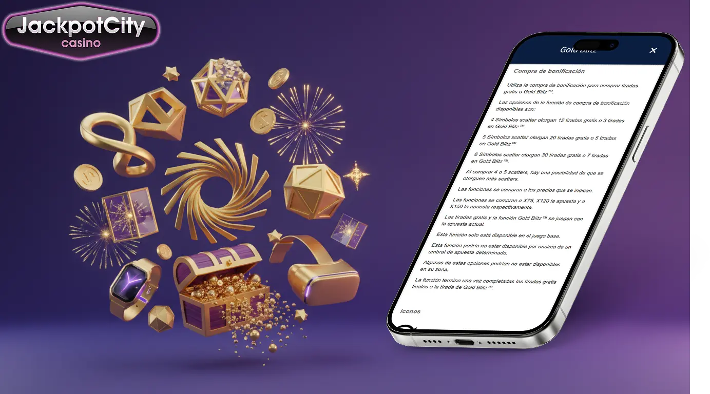 jackpot city gold blitz promociones