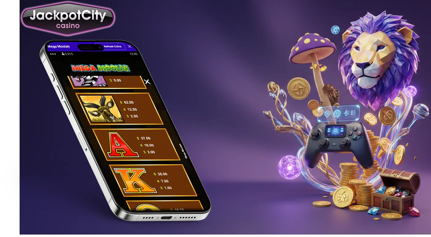 jackpot city mega moolah gratis