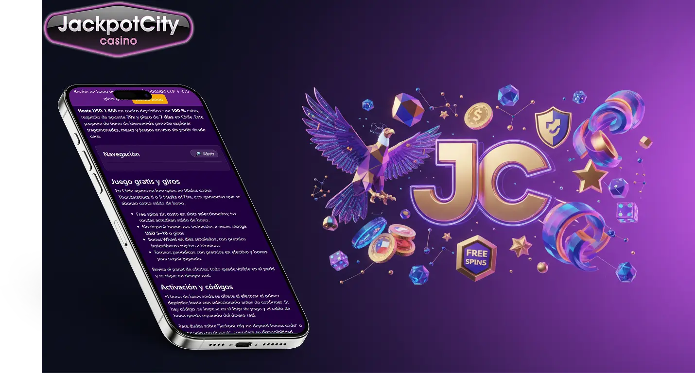 jackpot city bonus chilenos