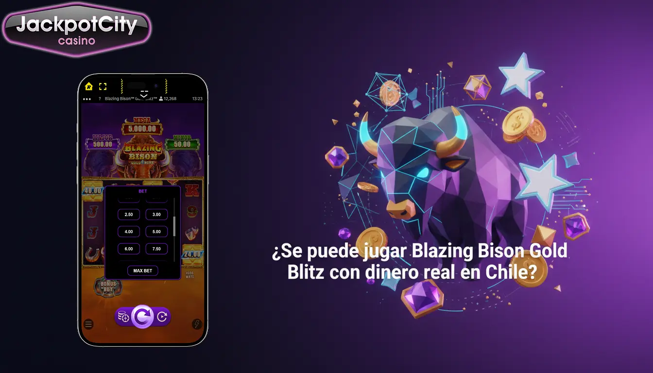 jackpot city blazing bison jugar